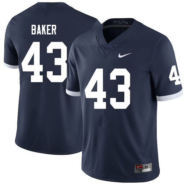 NCAA Nike Men's Penn State Nittany Lions Trevor Baker #43 College Football Authentic Throwback Navy Stitched Jersey LTQ5098IE